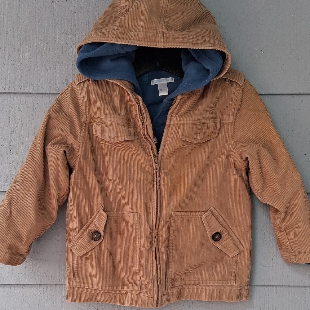 Janie and Jack Corduroy Hooded Jacket